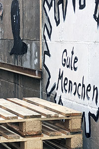 Graffit »Gute Menschen«