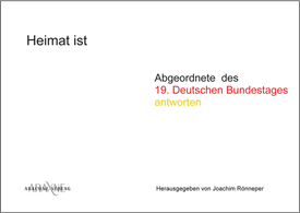 Cover »Heimat ist«
